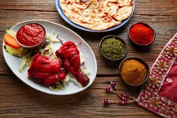 Indian Tandoori chicken recipe with spices