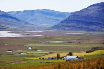 Rough Arctic terrain of Iceland