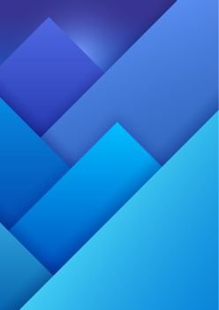 Material Design Background with Mountain Landscape.. Material Design Background with Mountain Landscape. Vector Blue Illustration.