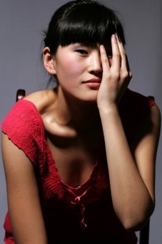 Portrait of beautiful asian young woman 