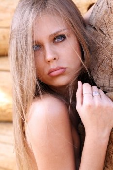Beautiful young woman. Outdoor portrait 