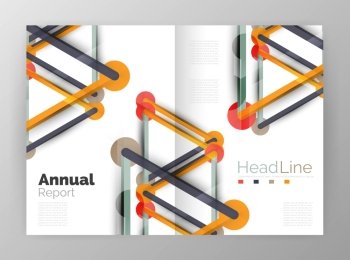 Molecule annual report. Molecule annual report. Vector abstract background