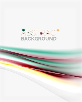 Abstract background, colorful shiny blurred lines with light effects