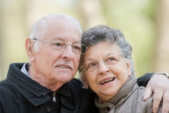 happy elderly couple