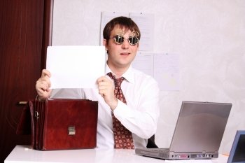 Business man working in the office