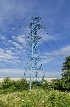 Electric power transmission line, Sofia, Bulgaria 