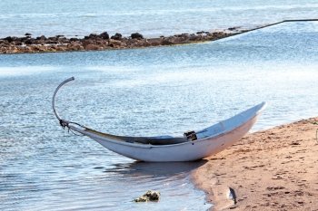 Traditional fishing boat in Portugal