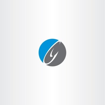 blue black letter c logo circle icon symbol
