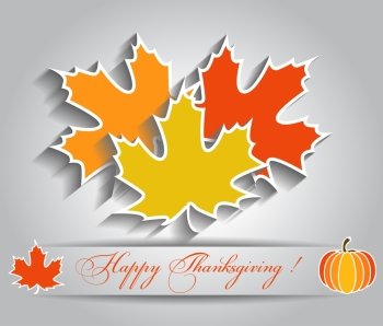 Happy thanksgiving and autumn