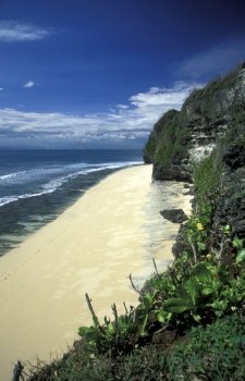 the Paradise Beach  in the south of the island Bali in indonesia in southeastasia. ASIA INDONESIA BALI PARADISE BEACH