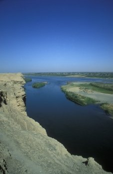 the euphrates river near the city of Deir ez zur in the east of Syria in the middle east. MIDDLE EAST SYRIA EUPHRAT RIVER DEIR EZ ZUR