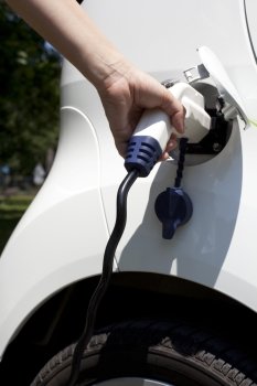 Charging battery of an electric car  