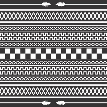 native american pattern vector graphic art illustration