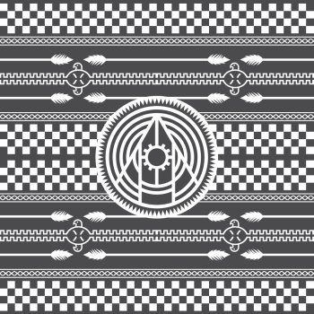 native american pattern vector graphic art illustration. native american pattern