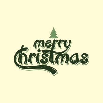merry christmas. merry christmas label and badge theme vector illustration