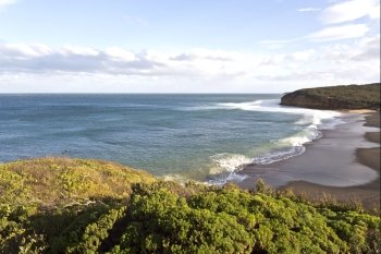 Bells Beach on the Great Ocean Road, Australia, home of the world’s longest-running surfing competition