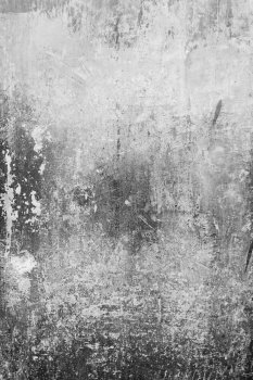 Old painted rusty wall, abstract background, bw photo