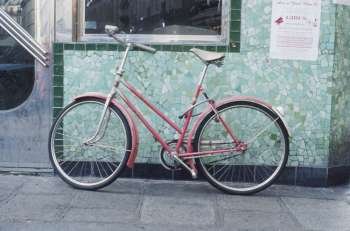 Pink Bike at Storefront