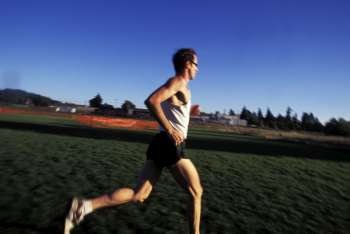 Man Running Sprinting