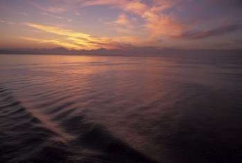 Calm Ocean at Sunset