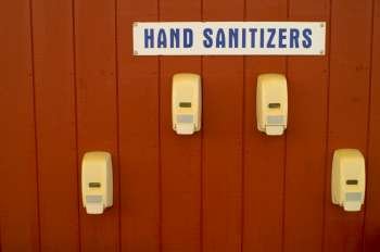 Hand Cleaner Dispensers at Various Heights
