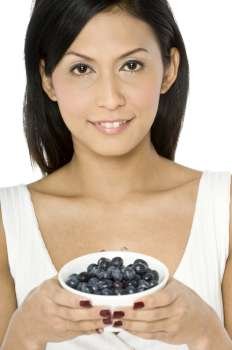 Woman With Blueberries