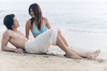 Couple On Beach