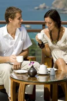 Couple Having Coffee