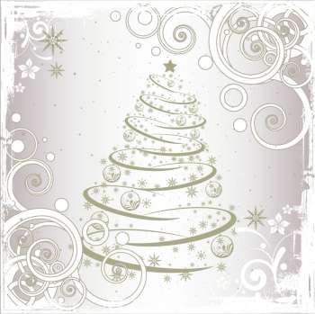 Grunge Christmas tree
