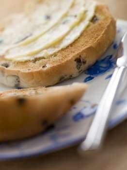 Toasted Tea Cake with Butter