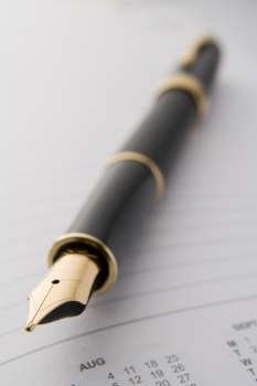 Close Up Of A Fountain Pen