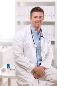 Portrait of medical professional at doctors room.