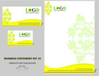 Vector business stationery set 18