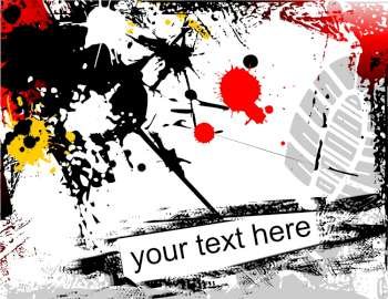 grunge background with text addition