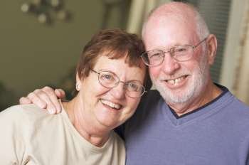 Happy Senior Adult Couple Portrait