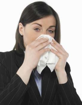 Women with allergies 