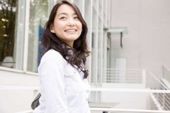 Portrait of Japanese young woman