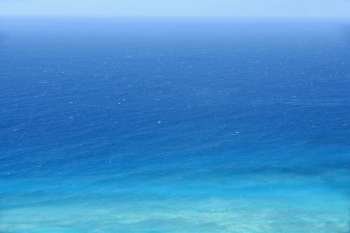 Panoramic view of a sea, Diamond Head, Waikiki Beach, Honolulu, Oahu, Hawaii Islands, USA
