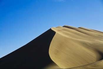 Sand dunes in a desert, Huacachina, Ica, Ica Region, Peru