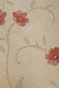 Close-up of a floral pattern