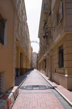 Buildings along a street, Monte Carlo, Monaco