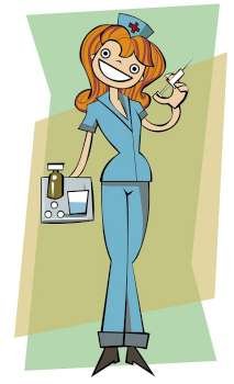 Portrait of a nurse smiling