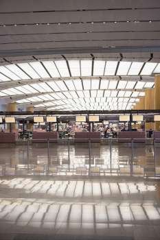 Interiors of an airport