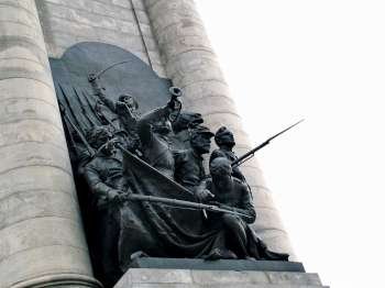 War monument, Syracuse, New York, USA.