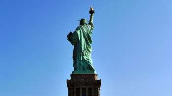 Famous American Landmark, The Statue of Liberty, New York City, USA.