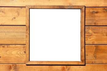 Wood window wall with square copyspace copy space  