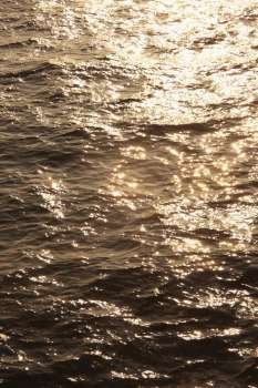 Water surface of evening