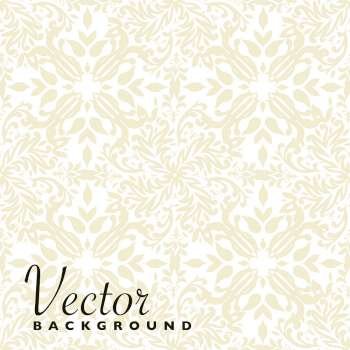 beige floral seamless repeat background with square tile