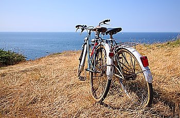 Attached bicycles