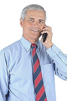 Businessman With Cell Phone